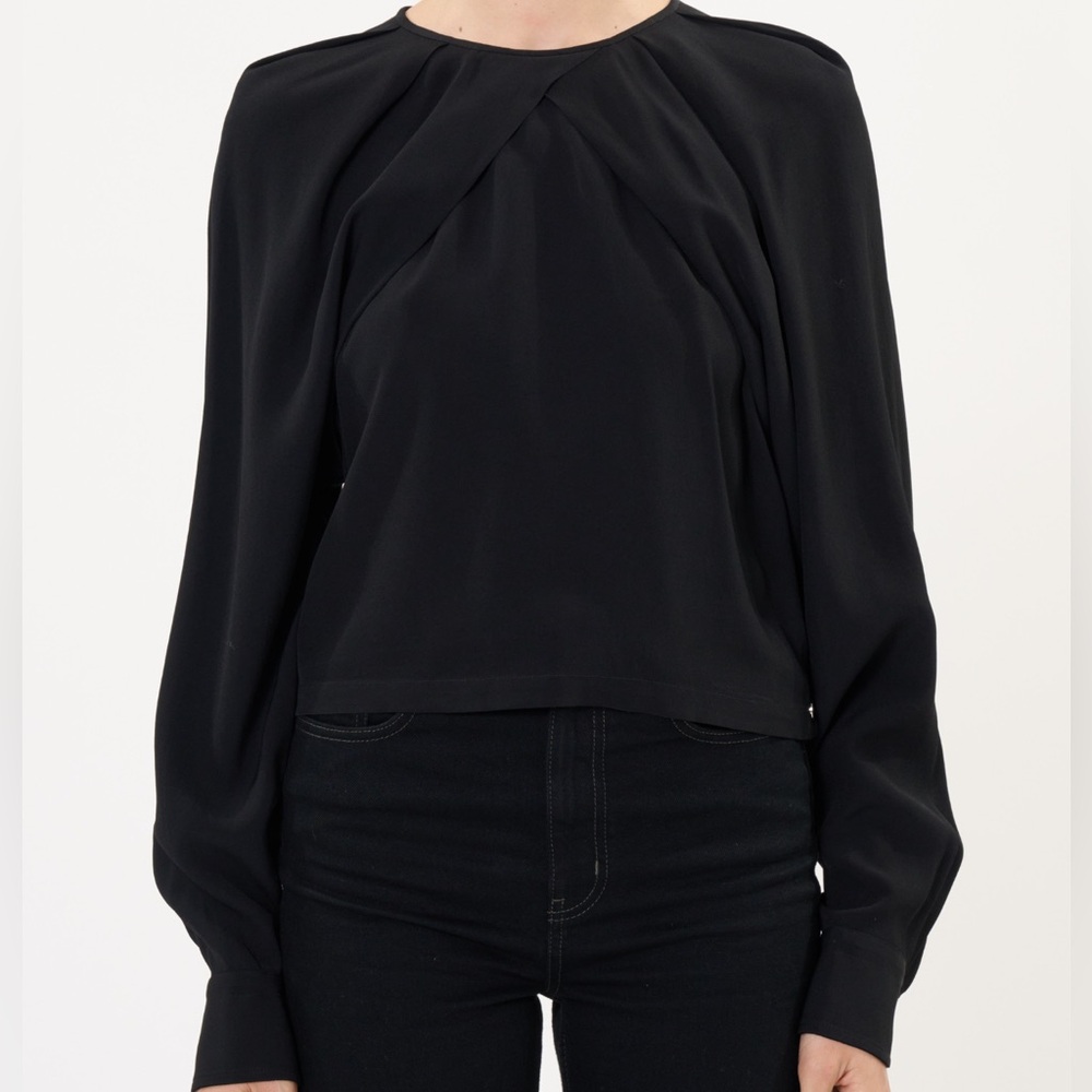 IRO Black Draped Issani Women's Blouse